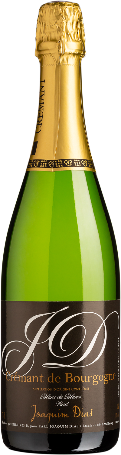 domaine joaquim dias cremant de bourgogne brut blanc de blancs fond transparent