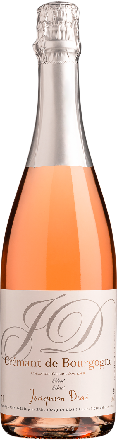 domaine joaquim dias cremant de bourgogne brut rose fond transparent